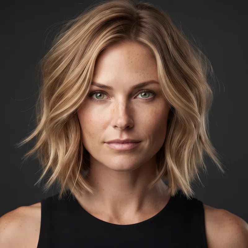 Layered Bob short haircut