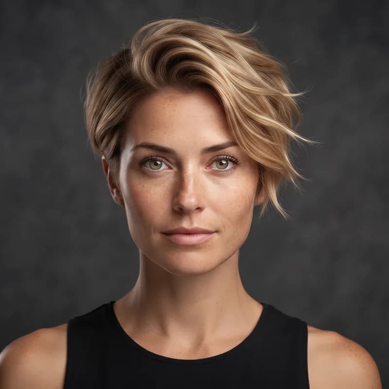 Long Pixie short haircut