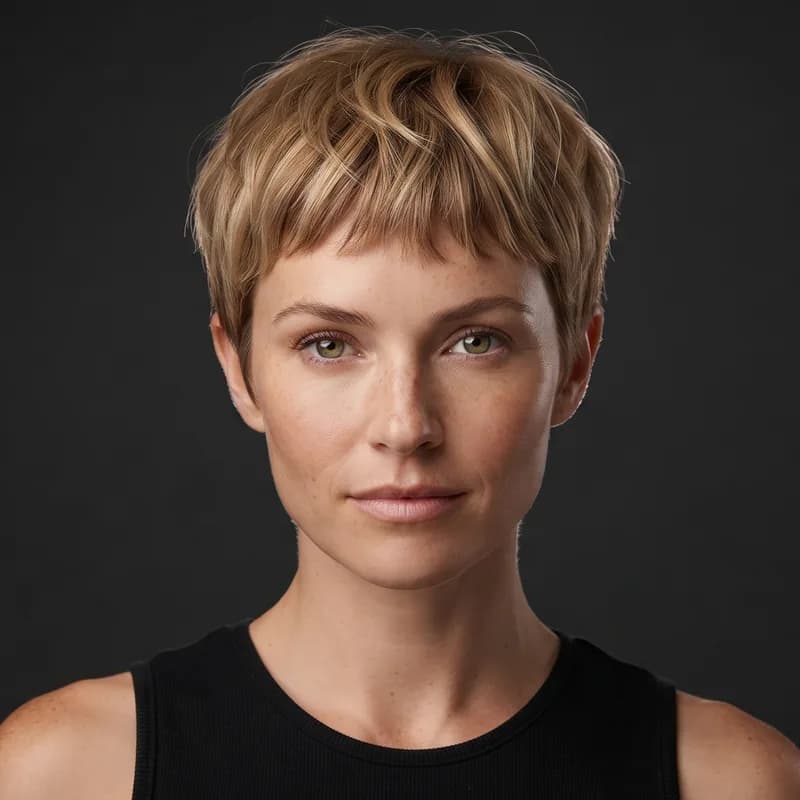 French Crop short haircut
