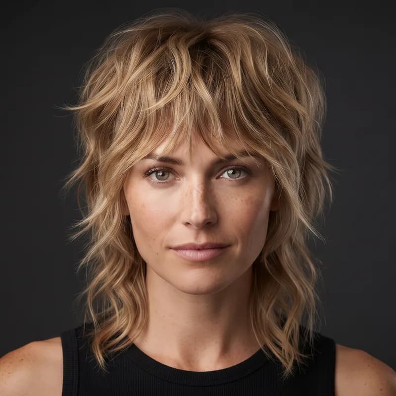 Short Wolf Cut short haircut