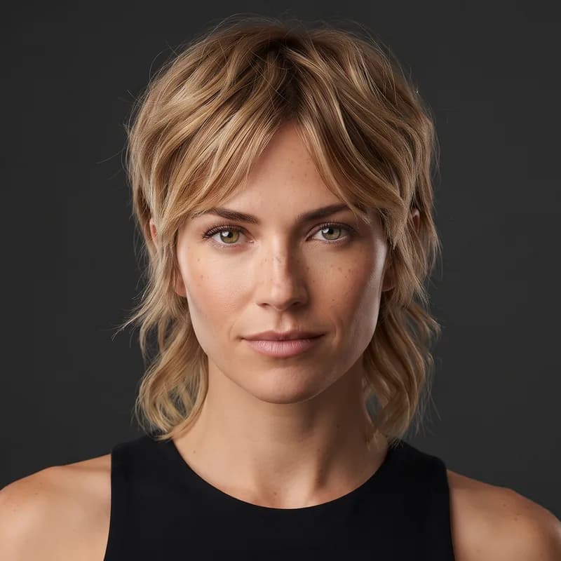Modern Short Mullet short haircut