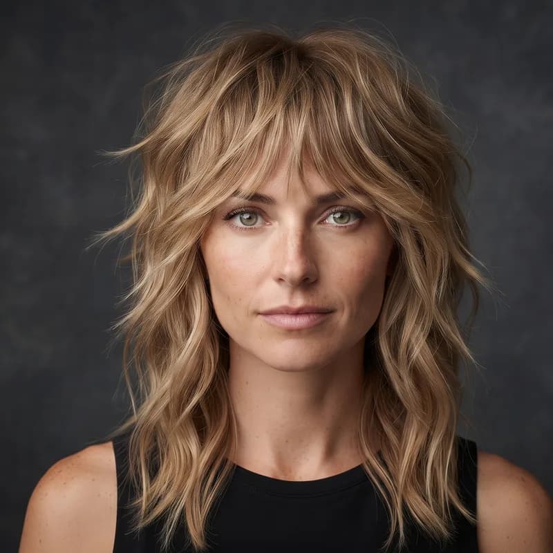Razored Shag short haircut