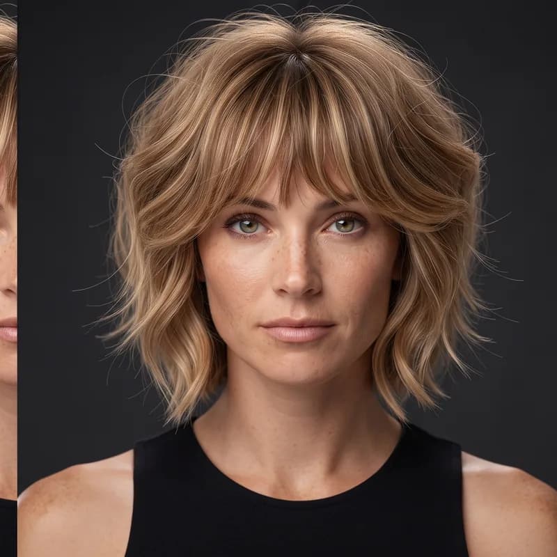 70s Shag short haircut