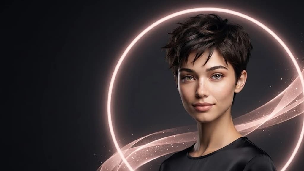 Pixie short haircut — Edgy · Confident · Wash-and-go