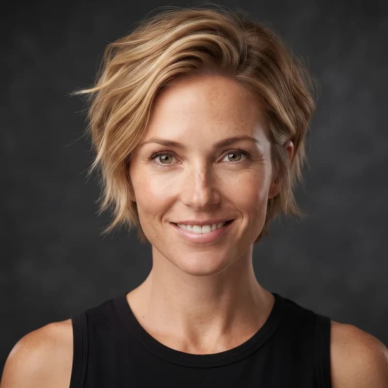 Ear-Length Bixie short haircut
