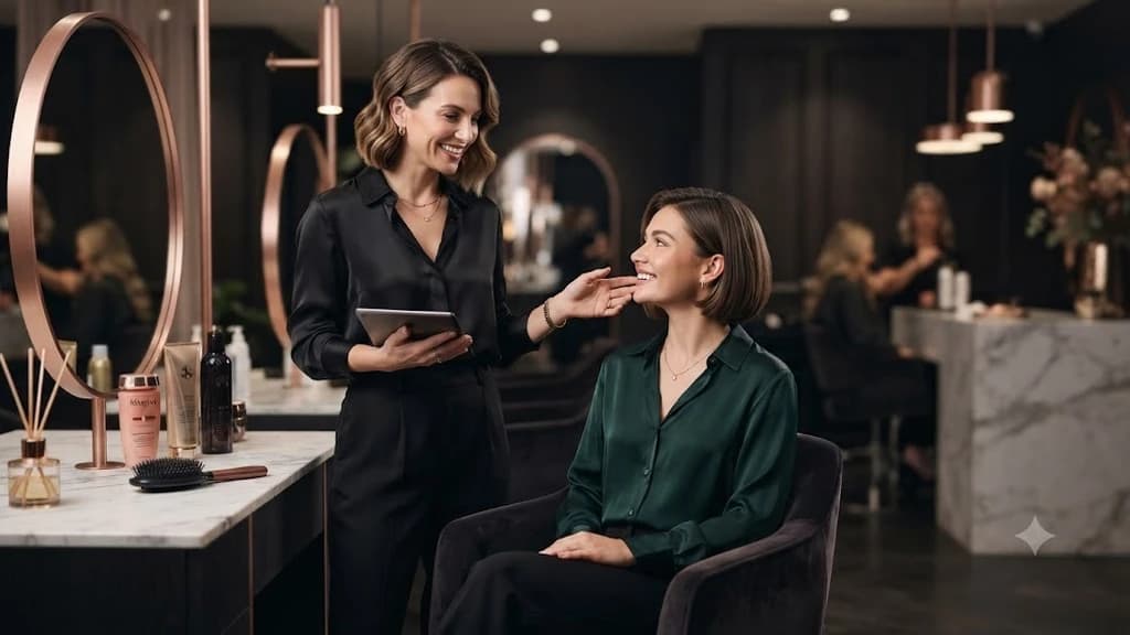 salon stylist brief consultation — Clarity · Confidence · No regrets